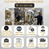Cây giả decor LED ÉN DECOR tán cây dày dặn, trang trí thác khói, phong thuỷ an nhiên 8