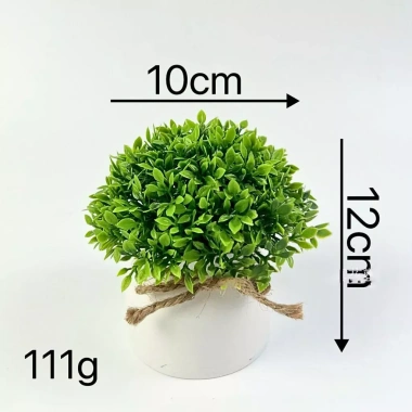 Cây giả mini thắt nơ - Trang trí decor nhà cửa, chậu cây giả, giá chỉ 15.000 VND 7