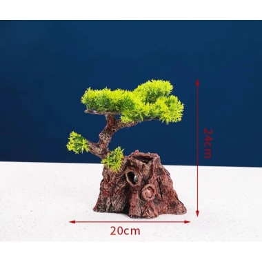 Cây giả trang trí món ăn - Cây tùng, san hô & hoa đào giả, phù hợp cho sashimi, giảm giá 21% chỉ 75.000₫ 8
