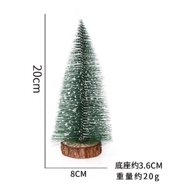 Cây Giáng Sinh Mini DIY Bàn Đồ Kim Thông Nhúng Trắng Tuyết Tùng Nhỏ Giá 26.015 VND