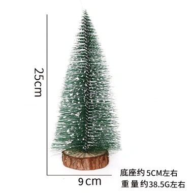 Cây Giáng Sinh Mini DIY Bàn Đồ Kim Thông Nhúng Trắng Tuyết Tùng Nhỏ Giá 26.015 VND