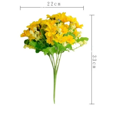 Cây Hoa Cúc Vải Lụa 28 Cánh Giả Nhân Tạo - Đạo Cụ cắm chụp ảnh cute Giá 19,500