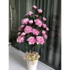 Cây hoa mẫu đơn giả thân cổ cao 100cm - Deco hoa lụa không chậu, giá ưu đãi 169k 9