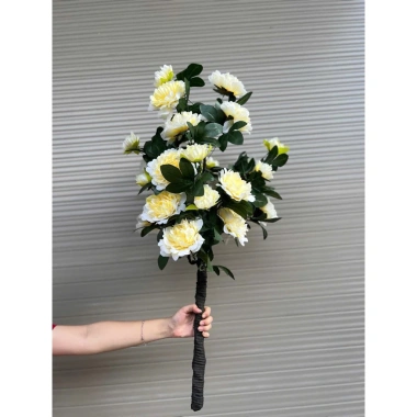 Cây Hoa Mẫu Đơn Thân Cổ 100cm - Cây Giả Trang Trí, Hoa Lụa Giá 150k 8