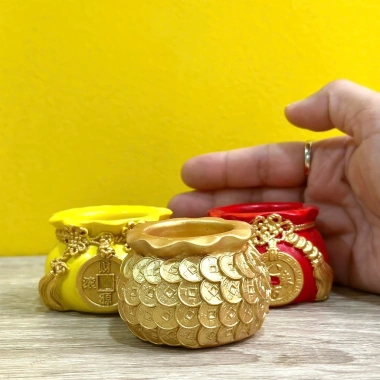 Cây Kim Tiền Hủ Vàng Mini – Cầu Tài Lộc Trang Trí Bàn Thờ Thần Tài Thổ Địa – Giá 40.000