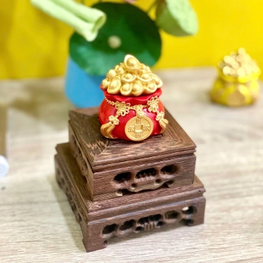 Cây Kim Tiền Hủ Vàng Mini – Cầu Tài Lộc Trang Trí Bàn Thờ Thần Tài Thổ Địa – Giá 40.000