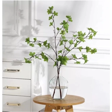 Cây lá giả Cành Thạch Nam 5 nhánh cao cấp trang trí nội thất giảm giá 29.800 VND 3