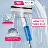Cây Lau Kính Thông Minh Deli 126cm - Phun Sương, Gạt Nước, Đầu Xoay 90 độ - Giá 279.000 VNĐ