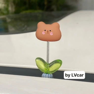 Cây lò xo mini trang trí xe hơi, xe máy cute, kèm băng keo, giá 12.000đ 6