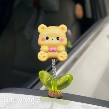 Cây lò xo mini trang trí xe hơi, xe máy cute, kèm băng keo, giá 12.000đ 7