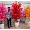 Cây Mai Đào Giả Trang Trí Tết kèm chậu, tặng dây đèn, chỉ 1.020.000, ship nhanh