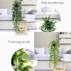 Cây rủ lá nhựa giả mini kèm chậu mô phỏng, trang trí bàn xanh tươi, giá 29.990 VND 6