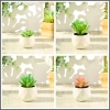 Cây sen đá giả mini trong chậu sứ, sỏi thật - Trang trí decor bền đẹp, giá 47.000₫ 7