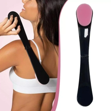 Cây Thoa Kem Lưng & Body 4 Màu - Mẫu mới, 2 đầu mút mềm mịn, dày vừa, gập gọn, chỉ 45.000đ