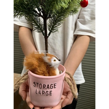 Cây thông mini để bàn lá PE giống thật, trang trí Noel Giáng Sinh, giá 139.000 VND