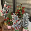 Cây thông mini để bàn lá PE giống thật, trang trí Noel Giáng Sinh, giá 139.000 VND 9