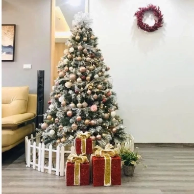 Cây Thông Noel 1.5m-2.1m Lá Xanh Tán Dày, Trang Trí Noel, Tặng Phụ Kiện - Giá chỉ 628.000đ