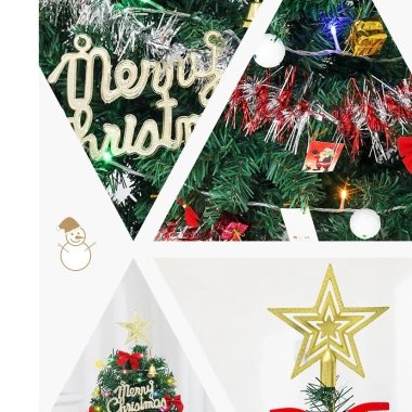 Cây thông Noel 45cm để bàn - Mini gói trang trí, giảm giá 20% chỉ 54.940₫