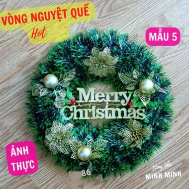 Cây Thông Noel Mini 30-60cm Vòng Nguyệt Quế Treo Cửa Hot 2.024 Giá giảm 39.900