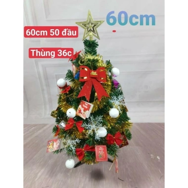 Cây thông Noel mini để bàn 60-90cm, 36 phụ kiện trang trí Giáng Sinh giá rẻ 96.900đ 3 Cây thông Noel mini để bàn 60-90cm, 36 phụ kiện trang trí Giáng Sinh giá rẻ 96.900đ 3