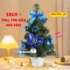 Cây thông Noel mini để bàn 60-90cm, 36 phụ kiện trang trí Giáng Sinh giá rẻ 96.900đ 7