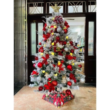 Cây Thông Noel Tuyết 1.5‑2.1m Đẹp, Phủ Tuyết Giáng Sinh – Giá chỉ 636.000đ, giảm ngay