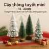 Cây Thông Tuyết Mini 15-30cm Trang Trí Noel Decor Bàn Làm Việc, Chụp Ảnh, 49.999đ