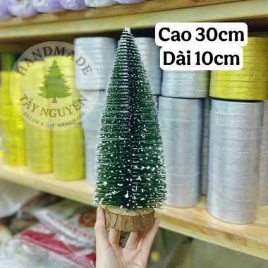 Cây Thông Tuyết Mini 15-30cm Trang Trí Noel Decor Bàn Làm Việc, Chụp Ảnh, 49.999đ