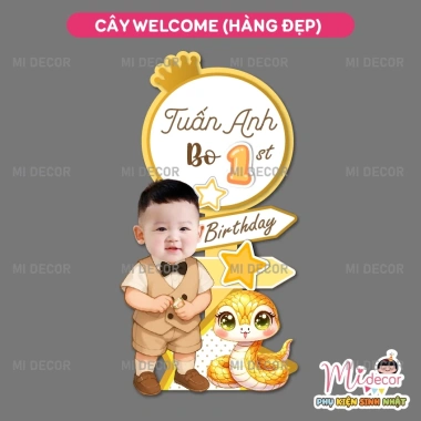 Cây Welcome trang trí thôi nôi sinh nhật bé giá ưu đãi 102.000 đồng