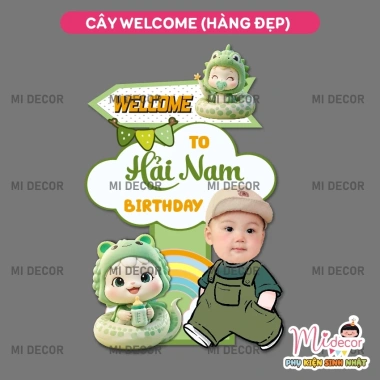 Cây Welcome trang trí thôi nôi sinh nhật bé giá ưu đãi 102.000 đồng 3 Cây Welcome trang trí thôi nôi sinh nhật bé giá ưu đãi 102.000 đồng 3