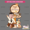 Cây Welcome trang trí thôi nôi sinh nhật bé giá ưu đãi 102.000 đồng 4