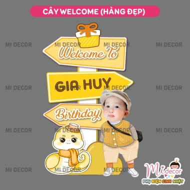 Cây Welcome trang trí thôi nôi sinh nhật bé giá ưu đãi 102.000 đồng 6 Cây Welcome trang trí thôi nôi sinh nhật bé giá ưu đãi 102.000 đồng 6