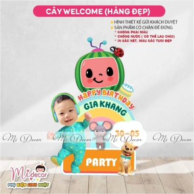 Cây Welcome trang trí thôi nôi sinh nhật bé giá ưu đãi 102.000 đồng 8 Cây Welcome trang trí thôi nôi sinh nhật bé giá ưu đãi 102.000 đồng 8