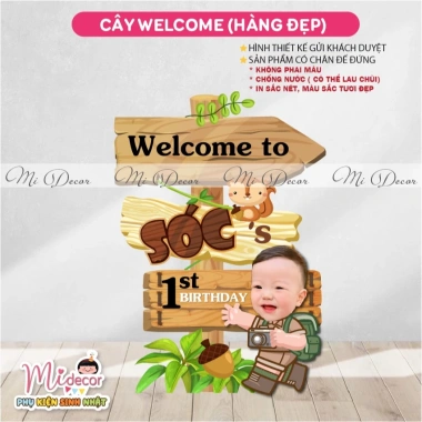 Cây Welcome trang trí thôi nôi sinh nhật bé giá ưu đãi 102.000 đồng 10 Cây Welcome trang trí thôi nôi sinh nhật bé giá ưu đãi 102.000 đồng 10
