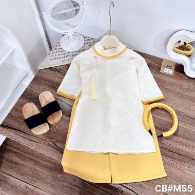 CBM55 Bộ áo dài cặp Cát An cho bé trai & bé gái - Giá ưu đãi 169.900đ 10