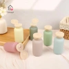 Chai bọc 100ml có lật nhựa du lịch, đổ lại dầu xả và lotion TDiepf 1/3/4