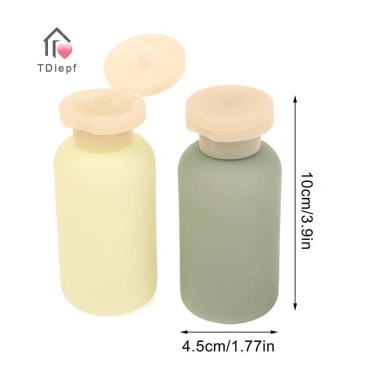 Chai bọc 100ml có lật nhựa du lịch, đổ lại dầu xả và lotion TDiepf 1/3/4