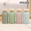 Chai bọc 100ml có lật nhựa du lịch, đổ lại dầu xả và lotion TDiepf 1/3/4 6