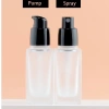 Chai bơm nền lỏng Matte Xịt nhỏ Lotion Fine Mist Spray, chai thủy tinh dưỡng ẩm, giảm 17% 7