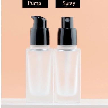 Chai bơm nền lỏng Matte Xịt nhỏ Lotion Fine Mist Spray, chai thủy tinh dưỡng ẩm, giảm 17%
