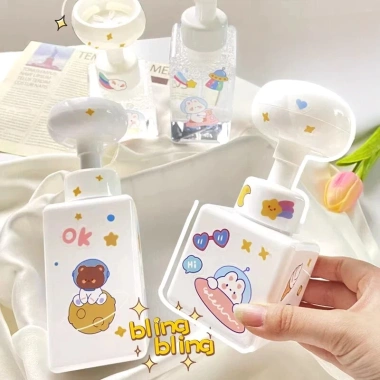 Chai bơm tạo bọt dầu gội, sữa tắm, xà phòng rửa tay - 38k cho phòng tắm và khách sạn