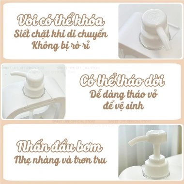 Chai chiết đa năng sữa tắm, dầu gội, nước rửa tay sticker cún con 43.900₫ 9