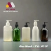 Chai chiết dầu gội 300ml PET cứng màu xanh-nâu - Giá sỉ 7.841, giá lẻ 6.480 VND
