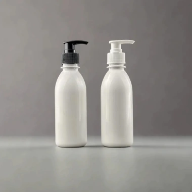 Chai chiết dầu gội 300ml PET cứng màu xanh-nâu - Giá sỉ 7.841, giá lẻ 6.480 VND