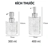 Chai chiết dầu gội sữa tắm + bình đựng nước rửa tay vân kim cương, chỉ 69.000đ 9