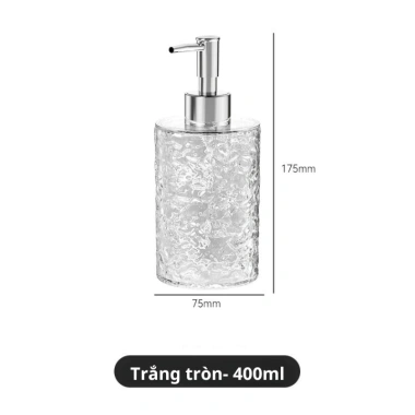 Chai chiết dầu gội sữa tắm + bình đựng nước rửa tay vân kim cương, chỉ 69.000đ 10 Chai chiết dầu gội sữa tắm + bình đựng nước rửa tay vân kim cương, chỉ 69.000đ 10