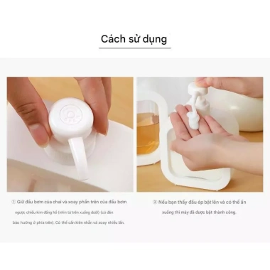 Chai chiết dầu gội sữa tắm trong suốt đa năng, hộp đựng nước rửa tay, rửa bát, dầu gội, giá chỉ 29.900đ