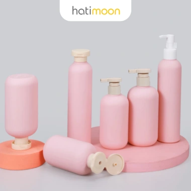 Chai chiết Hatimoon pastel 300ml - Đựng sữa tắm, dầu gội, rửa tay, rửa chén, vòi ấn 22.000₫ 2