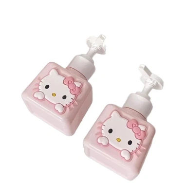 Chai chiết Hello Kitty màu hồng - Đựng nước rửa tay & sữa tắm, giá 36.000đ giảm 20% 2
