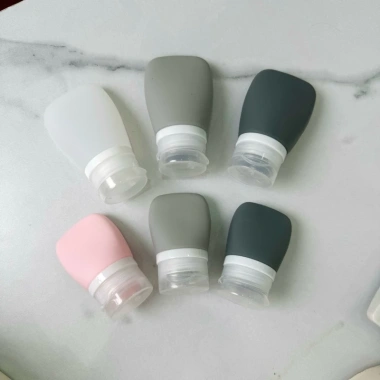 Chai chiết mỹ phẩm silicon du lịch Duy Linh Shop - Đựng dầu gội, sữa tắm, rửa mặt, giảm còn 19k